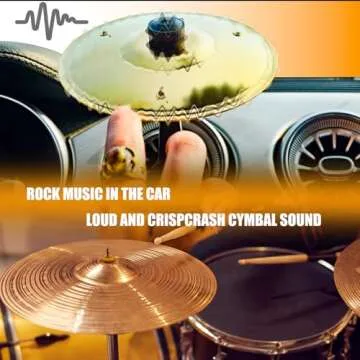 Car Cymbal Air Vent - Fun Mini Cymbal for Your Car