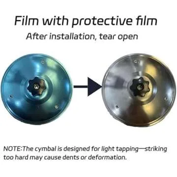 Car Cymbal Air Vent - Fun Mini Cymbal for Your Car