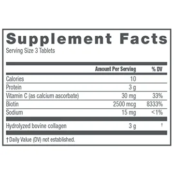 NeoCell Super Collagen Tablets with Vitamin C & Biotin