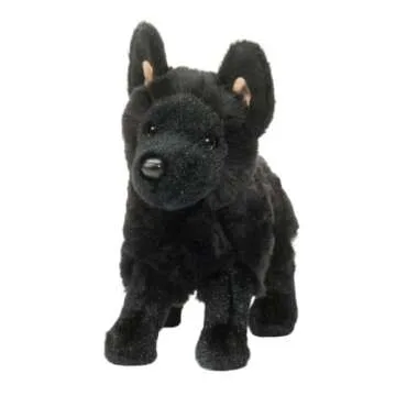 Douglas Harko Black German Shepherd Dog Plush Stuffed Animal