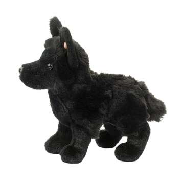 Douglas Harko Black German Shepherd Dog Plush Stuffed Animal