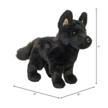 Douglas Harko Black German Shepherd Plush Toy