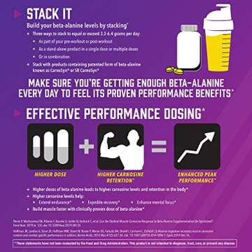 NOW Foods Beta-Alanine Powder for Muscle Endurance 500g