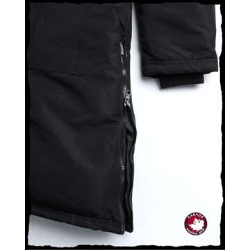 CANADA WEATHER GEAR Women's Winter Coat - Women's Parka and Long Winter Jackets for Women with Removable Faux-Fur Hood (S-3X), Size Medium, Black/Black