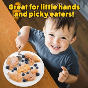 Dinosaur Mini Waffle Maker - Fun Shapes for Kids & Adults