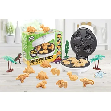 Dinosaur Mini Waffle Maker - Fun Shapes for Kids & Adults