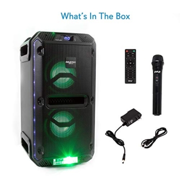 Pyle 500W Portable Bluetooth PA Speaker System