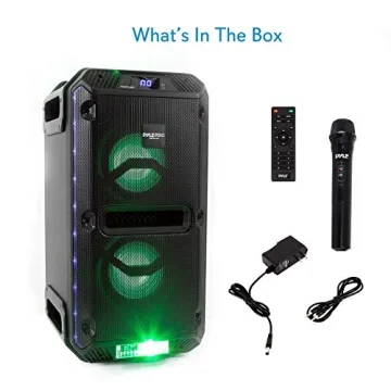 Pyle 500W Portable Bluetooth PA Speaker System