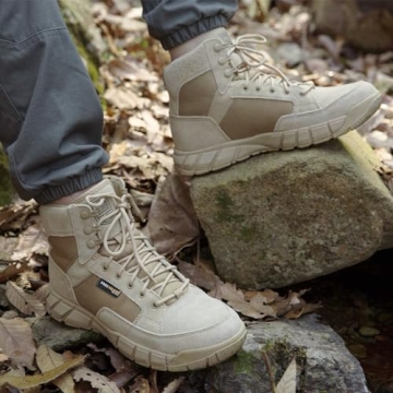 FREE SOLDIER Waterproof Hiking Boots for Men - Lightweight Tactical Gear