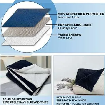 TANG SMALL FISH Faraday Blanket for Harmful Frequency Protection