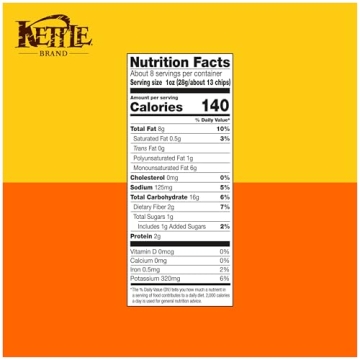 Kettle Brand Backyard Barbeque Kettle Potato Chips 7.5 oz - Gluten-Free & Non-GMO