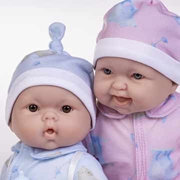 JC Toys 13" Soft Body Baby Dolls Twins Gift Set