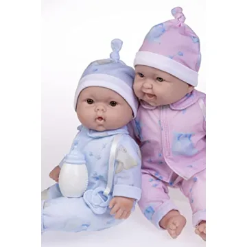 JC Toys 13" Soft Body Baby Dolls Twins Gift Set