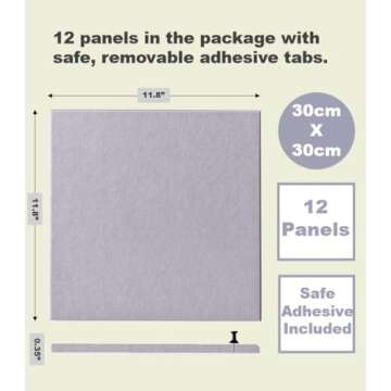 Large Cork Board Alternative - Felt Tiles for Easy Pinning