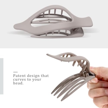 French Concord Hair Clips 6Pcs Strong Hold No Slip Grip