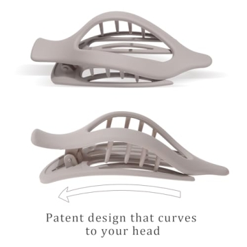 French Concord Hair Clips 6Pcs Strong Hold No Slip Grip