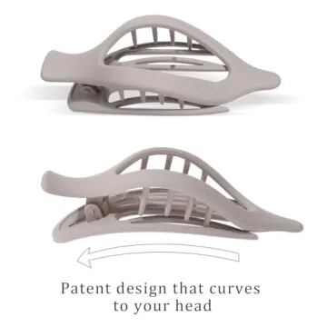 French Concord Hair Clips 6Pcs Strong Hold No Slip Grip