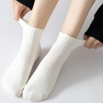 Stylish Non-Slip Yoga Socks for Women | Gripped & Cozy