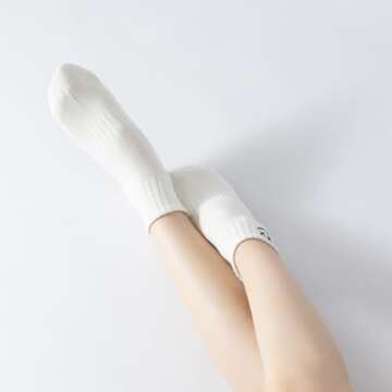 Stylish Non-Slip Yoga Socks for Women | Gripped & Cozy