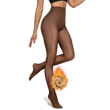 OEAK Women's Fleece Lined Tights - Warm, Stylish, and Versatile!