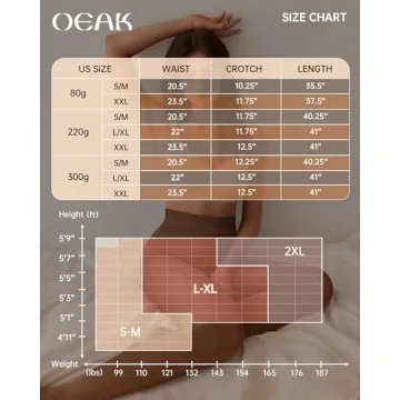 OEAK Women's Fleece Lined Tights for Stylish Warmth