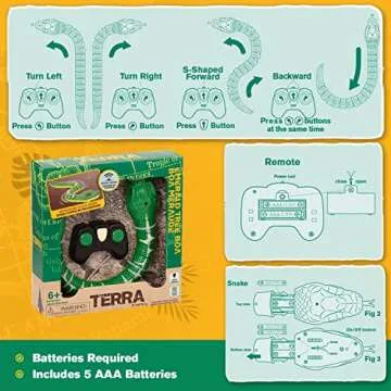 Remote Control Emerald Tree Boa - Fun Snake Toy for Kids