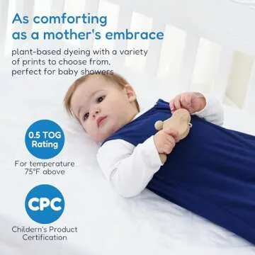 TotAha Sleep Sack 0-6-12-18-24-48 Months, 0.5 TOG, Light,Buttery Soft Sleep Bag,Sleeping Sacks with Safe 2-Way Zipper