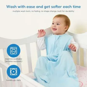 TotAha Sleep Sack 0-6-12-18-24-48 Months, 0.5 TOG, Light,Buttery Soft Sleep Bag,Sleeping Sacks with Safe 2-Way Zipper