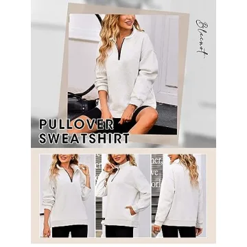 Stylish BLENCOT Half Zip Sweatshirt for Ultimate Comfort