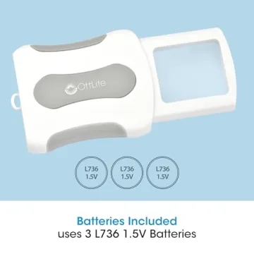 OttLite Pop-Up LED Magnifier – Portable 3X LED Magnifying Glass