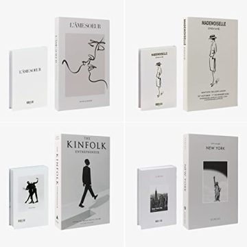 Elegant Faux Books Set for Stylish Home Decor