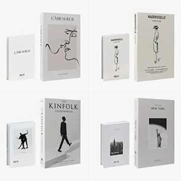 Elegant Faux Books Set for Stylish Home Decor