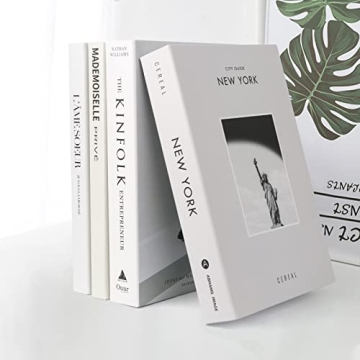 Elegant Faux Books Set for Stylish Home Decor