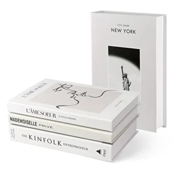 Elegant Faux Books Set for Stylish Home Decor