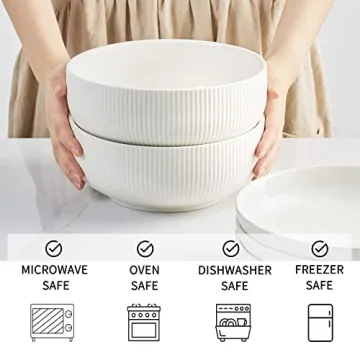 Getstar Salad Bowl Set 8 inch 60 oz - Perfect for Salads