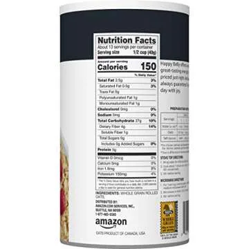 Happy Belly Old Fashioned Oats - Healthy Breakfast Option