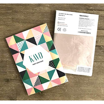 Pink Heart Balloons - Elegant Rose Gold Party Decor