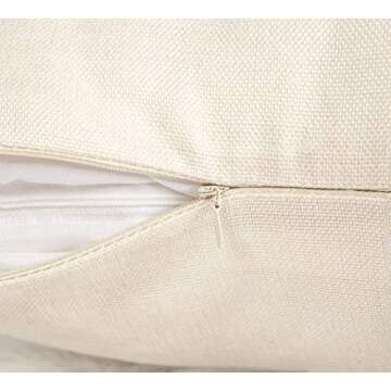 4TH Emotion Valentines Day Love Throw Pillow Cover Mothers Day Spring Farmhouse Decorations Cushion Case for Sofa Couch Polyester Linen 12x20 Inches