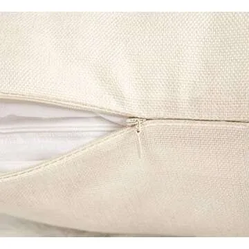 4TH Emotion Valentines Day Love Throw Pillow Cover Mothers Day Spring Farmhouse Decorations Cushion Case for Sofa Couch Polyester Linen 12x20 Inches