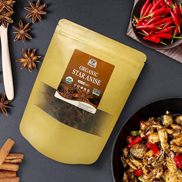 Organic Star Anise Pods - Fresh & Aromatic Spice