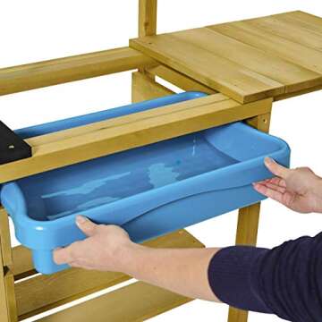 Explore TP Toys Deluxe Wooden Mud Kitchen Set for Kids