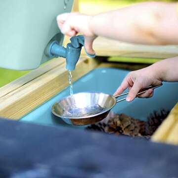 Explore TP Toys Deluxe Wooden Mud Kitchen Set for Kids