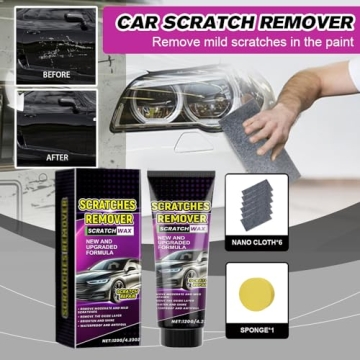 Nano Cloth Car Scratch Remover, 2025 New Nano Cloth for Car Scratches, Car Scratch Repair Paste Polishing Wax, Auto Scratch Remover for Vehicles Cars Scratch Repair Kit (1 PCS)
