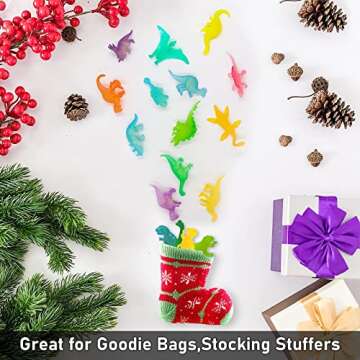 HAPTIME Glow in The Dark Dinosaur Party Favors for Kids