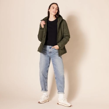 Amazon Essentials Women's Crewneck Sweater, 100% Cotton, Black, Medium, Plus Size Available