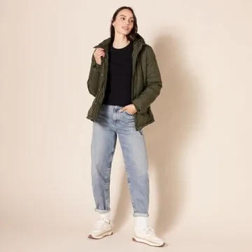 Amazon Essentials Women's Crewneck Sweater, 100% Cotton, Black, Medium, Plus Size Available