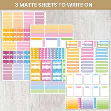 Bloom Color Coding Planner Stickers - 1000+ Dot Labels