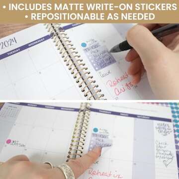 Bloom Color Coding Planner Stickers - 1000+ Dot Labels