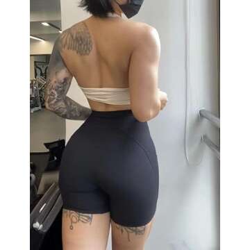 Comfortable RXRXCOCO Women's Workout Shorts with Pockets