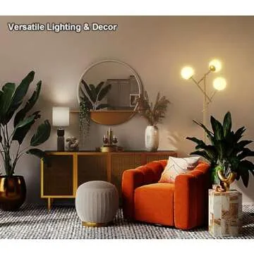 Elegant Fiqevs 3 Globe Mid Century Floor Lamp for Any Room